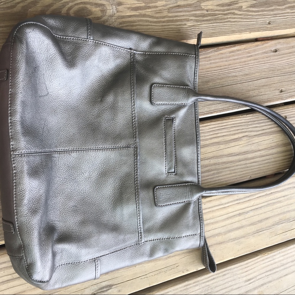 Jean chatzky for Franklin Covey leather tote